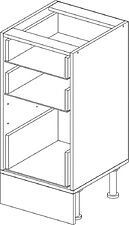 Шкаф напольный Горизонт Принцесса 60 3 ящика (мурено) Шкаф напольный Горизонт Принцесса 60 3 ящика (мурено)