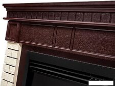 Портал Firelight Bricks 30 (камень бежевый/шпон темный дуб) Портал Firelight Bricks 30 (камень бежевый/шпон темный дуб)