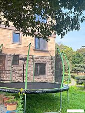 Батут Calviano Inside Master Green 374 см - 12ft (внутренняя сетка, с лестницей)