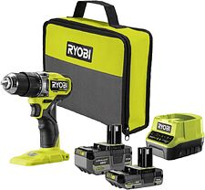 Ударная дрель-шуруповерт Ryobi RPD18C1-242S 5133006524 (с 2-мя АКБ, сумка)