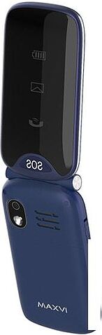 Кнопочный телефон Maxvi E6 (синий)