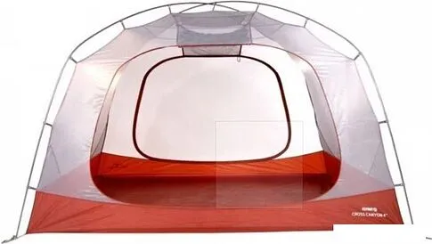 Треккинговая палатка Klymit Cross Canyon 3 (красный/серый)