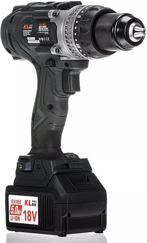 Ударная дрель-шуруповерт KLPRO KLDM18BHX-50 (с 2-мя АКБ, кейс)