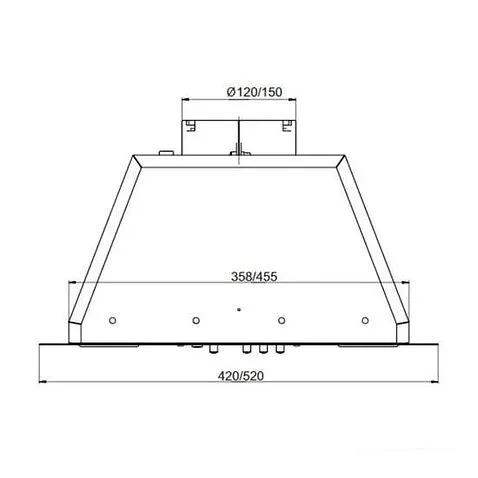 Кухонная вытяжка Elikor Box 52П-700 213858 (черный)