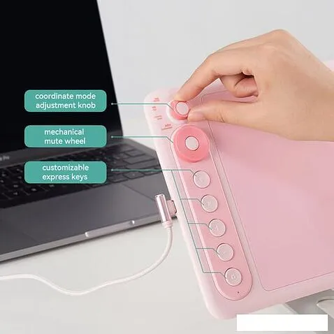 Графический планшет Parblo Intangbo X7 (черный)