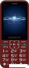 Мобильный телефон Maxvi P3 (винный красный)