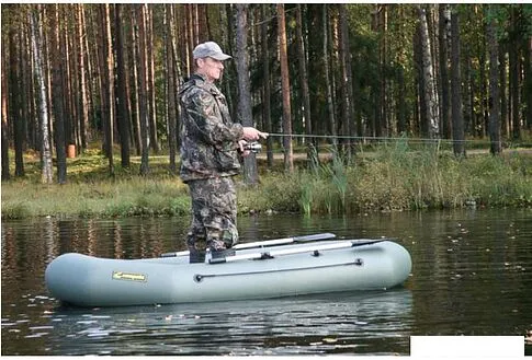 Гребная лодка Leader Компакт-265 (серый)