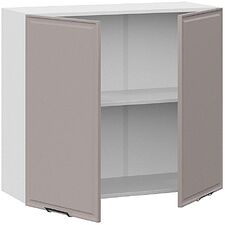 Шкаф навесной Трия Белладжио 1В8 (белый/софт капучино) Шкаф навесной Трия Белладжио 1В8 (белый/софт капучино)