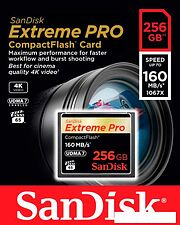Карта памяти SanDisk Extreme Pro CompactFlash 256GB [SDCFXPS-256G-X46]