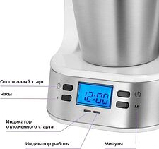 Капельная кофеварка Kitfort KT-7625 Капельная кофеварка Kitfort KT-7625