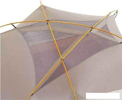 Треккинговая палатка Naturehike Nebula 2 Ultralight NH19ZP011 (20D, серый)