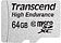 Карта памяти Transcend microSDXC HE (Class 10) UHS-I 64GB + адаптер [TS64GUSDXC10V]