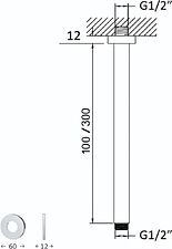 Держатель верхнего душа Bruma EloR Chrome 145 621 1CR 1456211CR