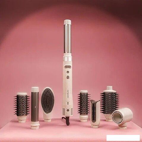 Мультистайлер Cecotec CeramicCare 8 в 1 AirGlam Gyro Champagne 112528