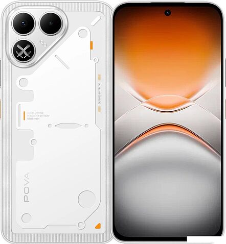 Телефон Tecno Pova 8 5G LK6 8GB/128GB (пиксельный белый)