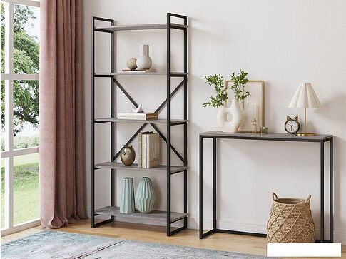 Консольный стол LoftyHome Мальборк 1627935 (смоук)