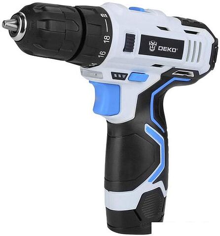 Дрель-шуруповерт Deko GCD12DU3 SET 1 (с 1-им АКБ)