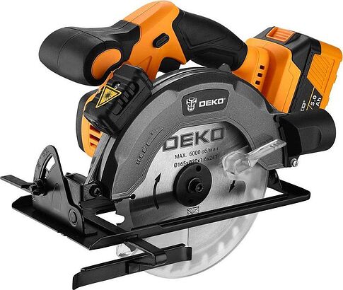 Дисковая (циркулярная) пила Deko CSDU20 083-1104 (с 1-им АКБ)