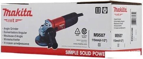 Угловая шлифмашина Makita M9507