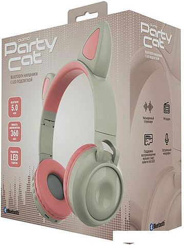 Наушники QUMO Party Cat 32303 (бежевый)