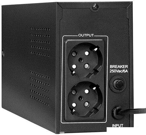 Источник бесперебойного питания ExeGate UNB-600.LED.AVR.EURO EP285603RUS