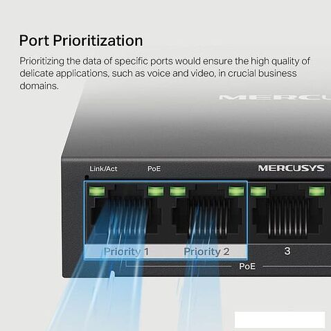 Неуправляемый коммутатор Mercusys MS105GP