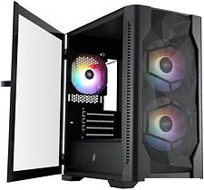 Корпус 1stPlayer D4-M FRGB (черный)