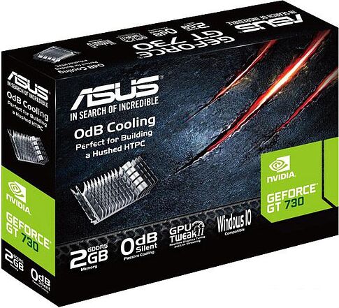 Видеокарта ASUS GeForce GT 730 2GB GDDR5 [GT730-SL-2GD5-BRK]