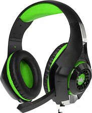 Наушники с микрофоном CrownMicro CMGH-101T (зеленый)