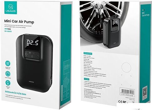 Автомобильный компрессор Usams US-ZB215 Mini