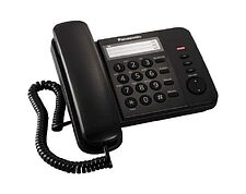 Проводной телефон Panasonic KX-TS2352RUB (черный)