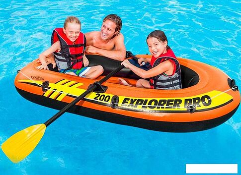 Гребная лодка Intex Explorer Pro 200