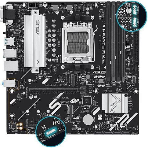 Материнская плата ASUS Prime A620AM-A-CSM