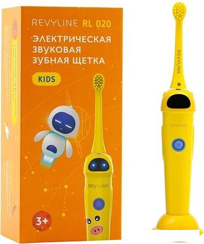 Электрическая зубная щетка Revyline RL 020 Kids (желтый)