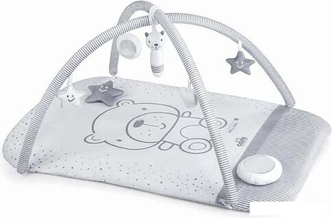 Игровой манеж CAM Brevettato Millegiochi B122-C262/V77 (Тедди, серый)