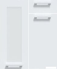 Готовая кухня Интерлиния Мила Gloss 4.0-ПМ1 (кашемир/кашемир/белый гранит)