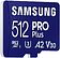 Карта памяти Samsung PRO Plus microSDXC 512GB MB-MD512SA/EU (с адаптером)