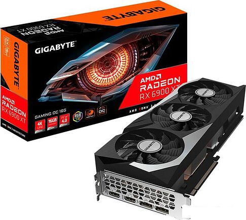Видеокарта Gigabyte Radeon RX 6900 XT Gaming OC 16GB GDDR6 GV-R69XTGAMING OC-16GD