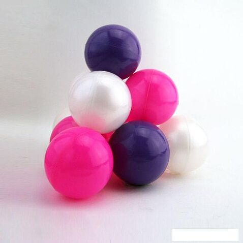 Каркасный бассейн Midzumi Baby Beach + 200 шариков (сиреневый)