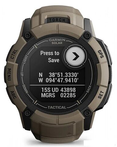 Умные часы Garmin Instinct 2x Solar Tactical Edition (светло-коричневый)