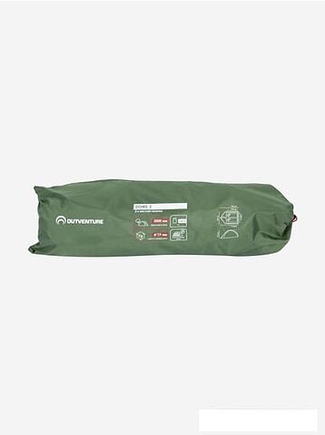 Треккинговая палатка Outventure Dome 2 (зеленый)