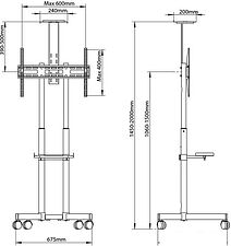Кронштейн Arm Media PT-Stand-8 (черный)