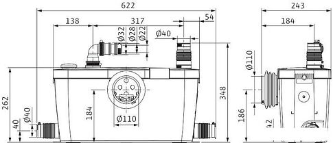 Насос Wilo HiSewlift 3-35