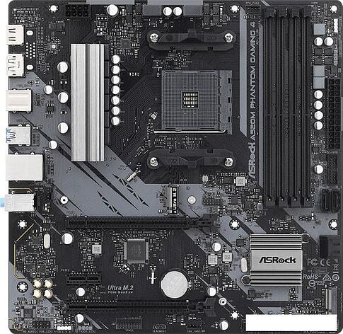 Материнская плата ASRock A520M Phantom Gaming 4