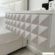 Тумба Shtabe Simple 7000 эко (травертин/белый)