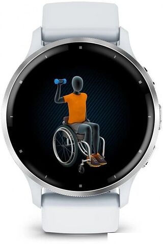 Умные часы Garmin Venu 3 (белый, с силиконовым ремешком)