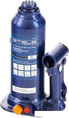 Бутылочный домкрат Stels 51173 3т