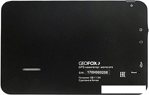 GPS навигатор GEOFOX MID702GPS
