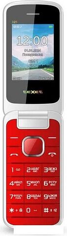 Кнопочный телефон TeXet TM-325 (гранатовый)