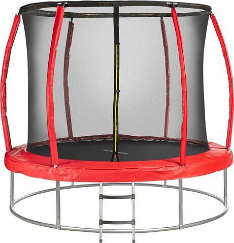 Батут Sundays Favorite Premium 8FT (красный, с сеткой, с лестницей)